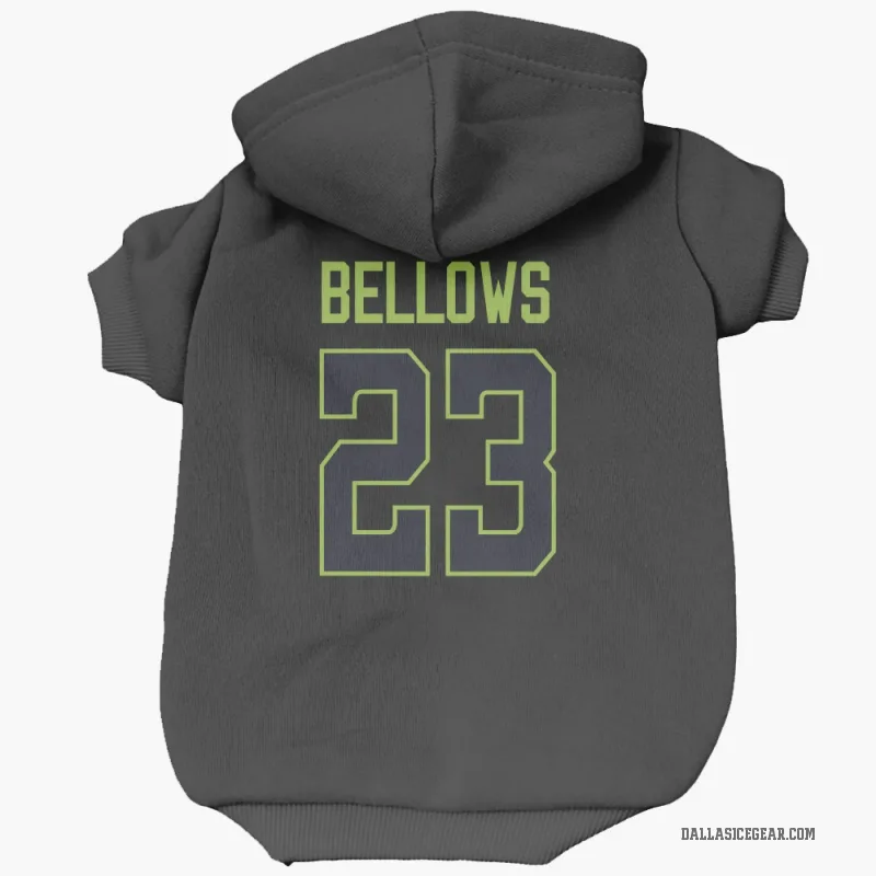 Brian Bellows Black Dallas Stars Cat & Dog Pet Hoodie