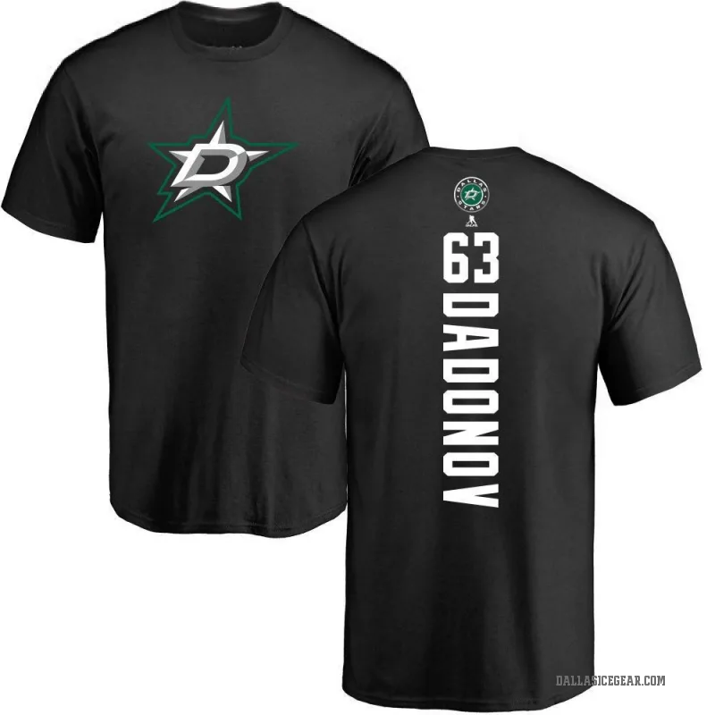 Evgenii Dadonov Men's Black Dallas Stars Backer T-Shirt -