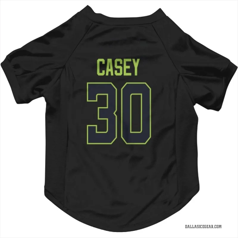 Jon Casey Black Dallas Stars Cat & Dog Pet Jersey