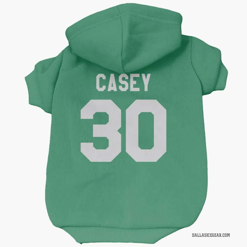 Jon Casey Green Dallas Stars Cat & Dog Pet Hoodie