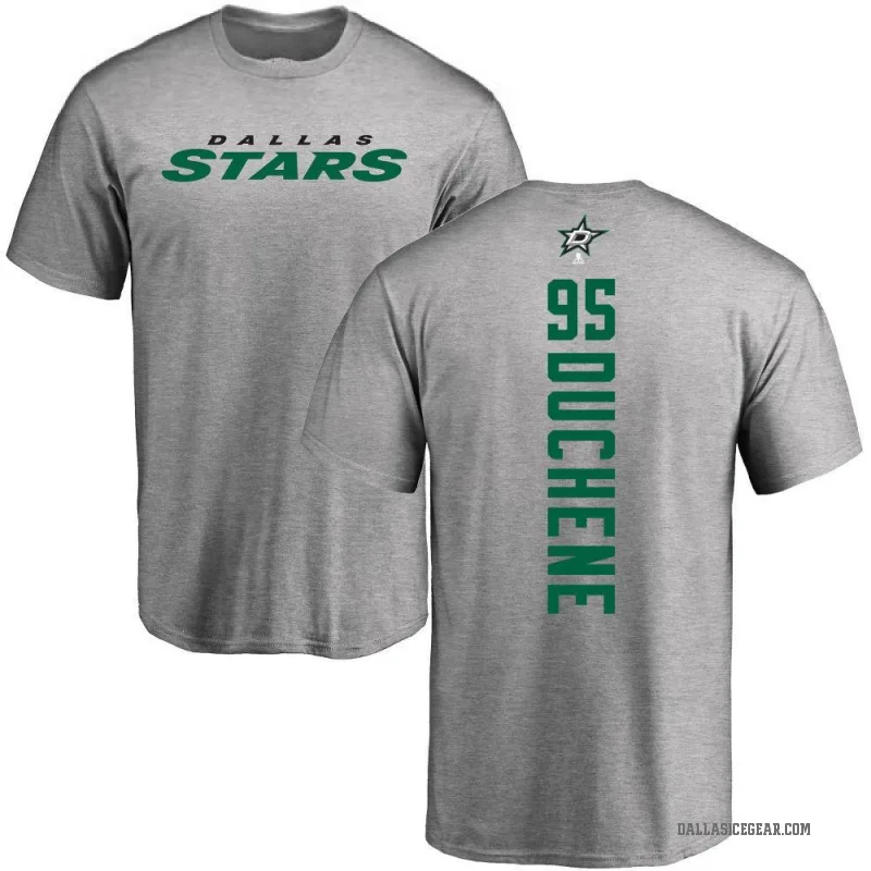 Matt Duchene Men's Ash Dallas Stars Backer T-Shirt -