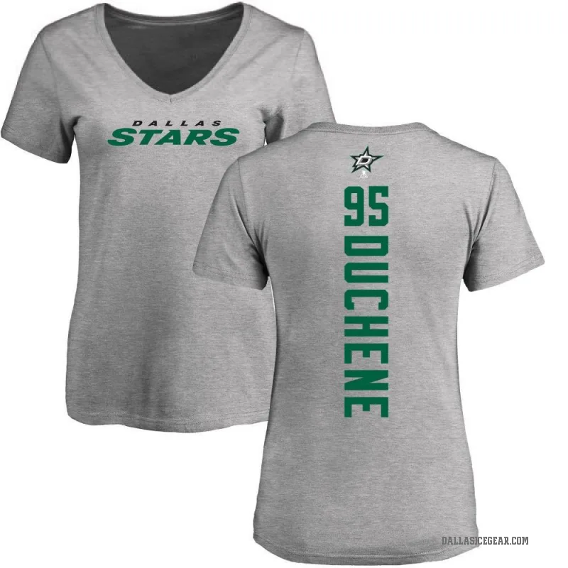 Matt Duchene Women's Ash Dallas Stars Backer T-Shirt -