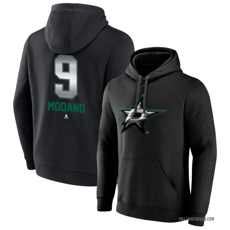 Men's Mike Modano Dallas Stars Backer T-Shirt - Black