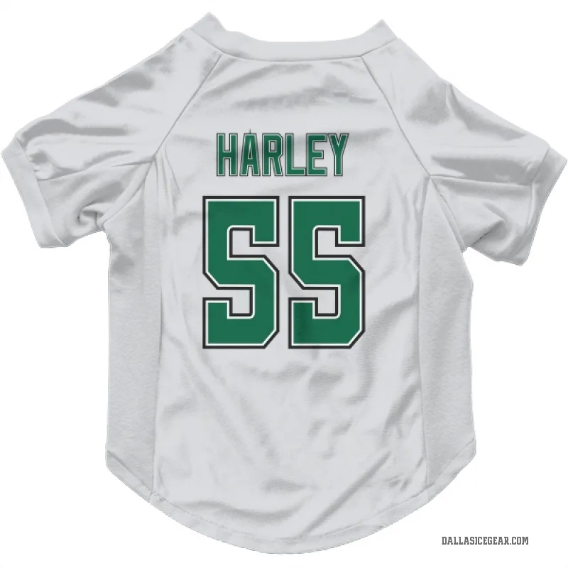 Thomas Harley White Dallas Stars Cat & Dog Pet Jersey